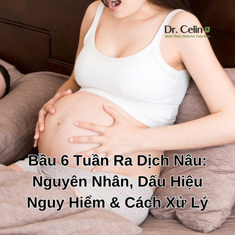 Bầu 6 Tuần Ra Dịch Nâu