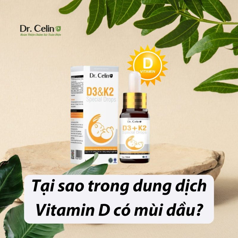 Vitamin D có mùi dầu