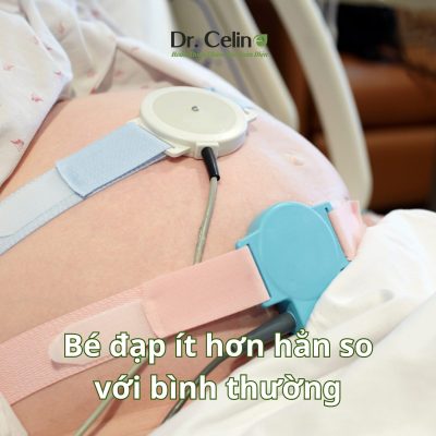 Bé đạp ít hơn hẳn so với bình thường