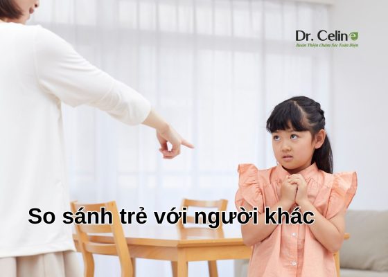 So sánh trẻ với người khác